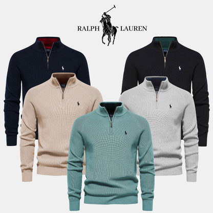 Zip-Kragen Pullover: 1+1 Special Offer!