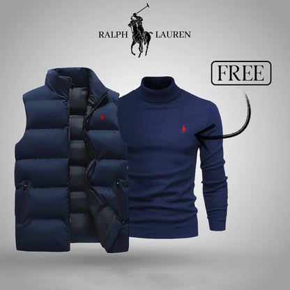 Stylische Weste mit Gratis-Pullover – Räumungsverkauf!