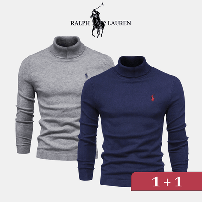 Stylischer Rollkragen-Pullover R&L 1+1 – Jetzt im Lagerverkauf!