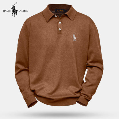 Langarm-Poloshirt für stilvolle Eleganz