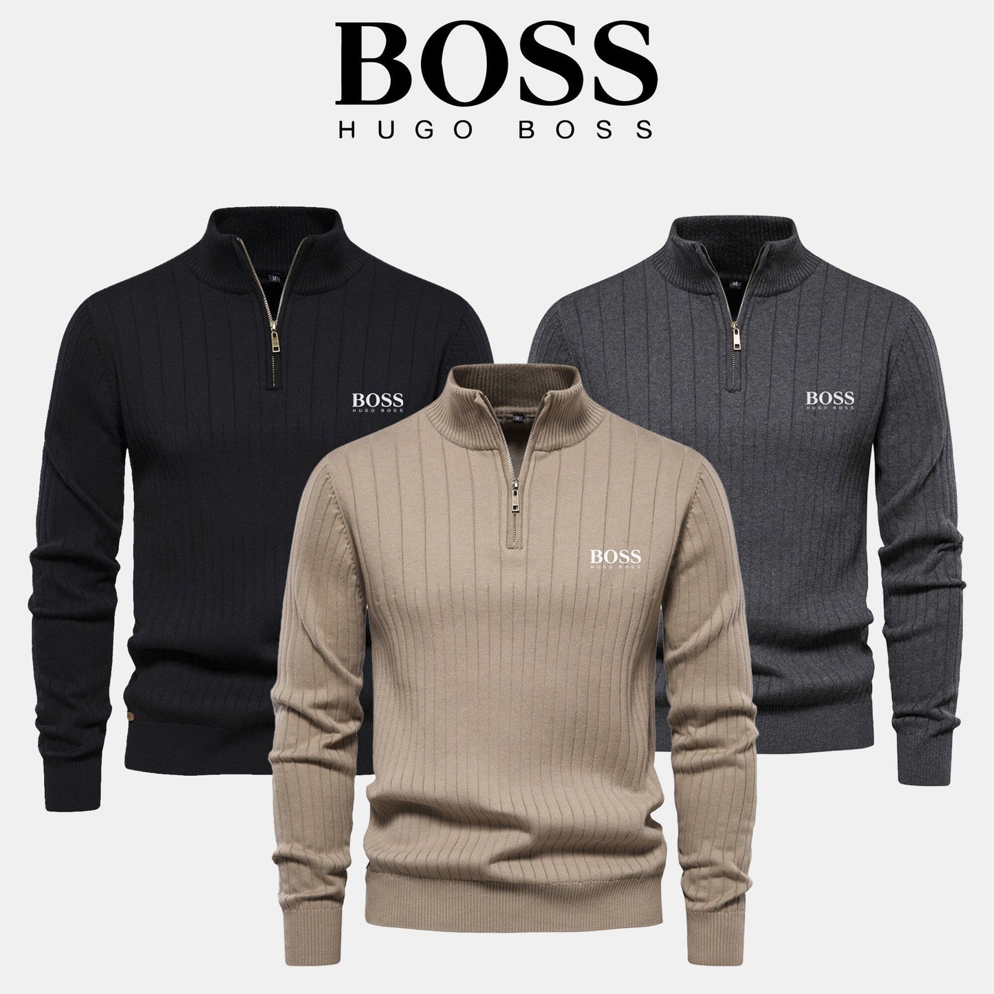 Stylischer Herren Zip-Up Pullover – Jetzt im Ausverkauf!
