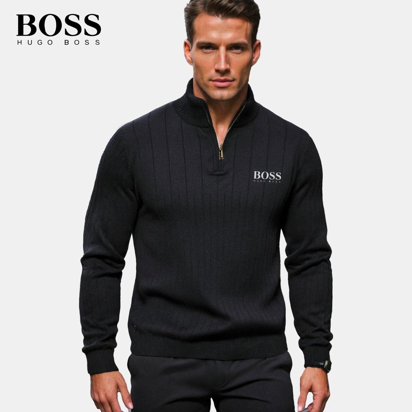 Stylischer Herren Zip-Up Pullover – Jetzt im Ausverkauf!